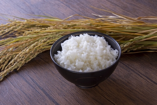 稲と白米